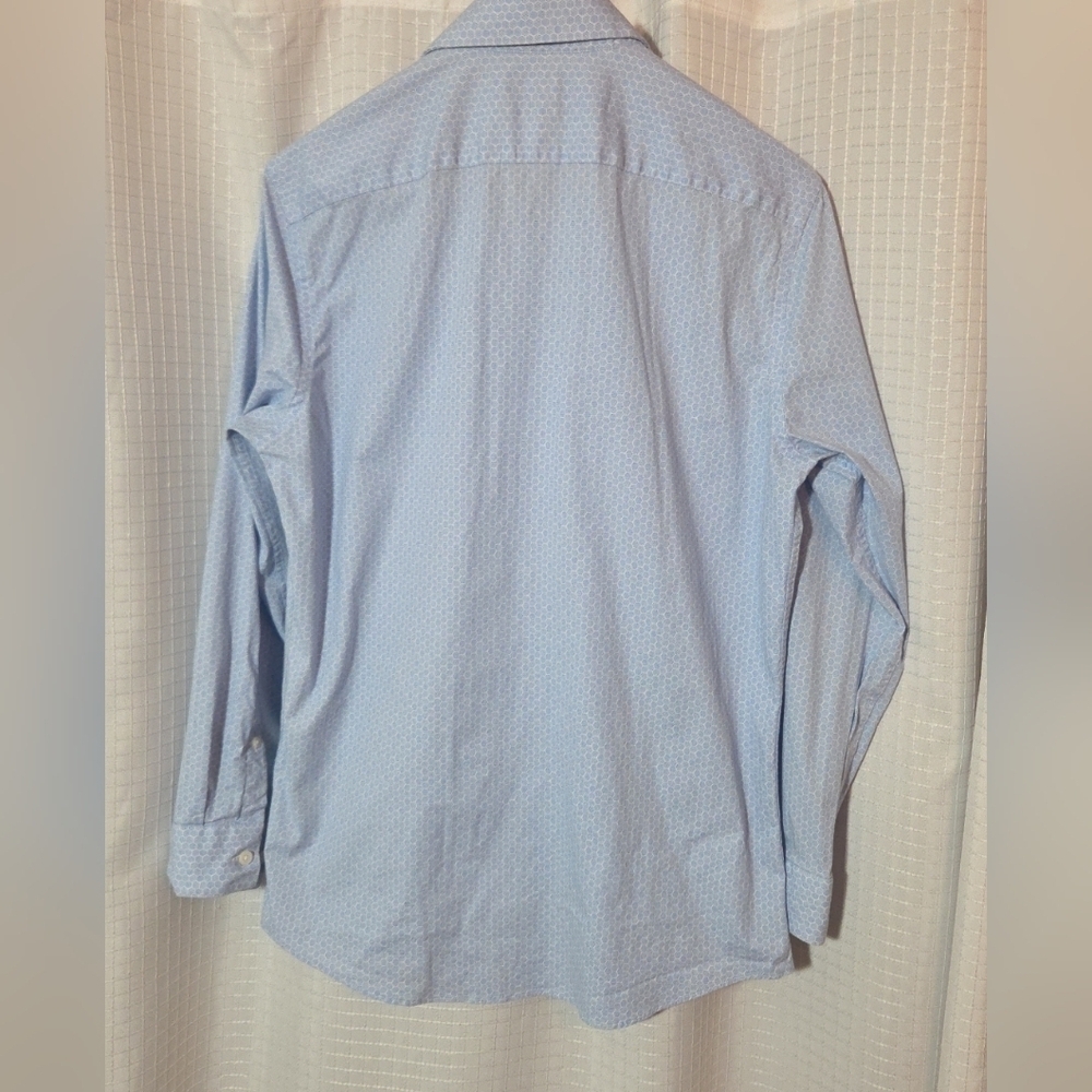 APT 9 Mens Dress Shirt Size Medium Blue - Picture 2 of 6